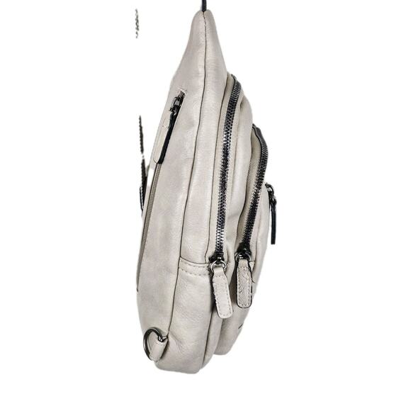 CLUCI Small Sling Bag for Women Crossbody Faux Leather Trendy Waist Packs - Picture 8 of 14